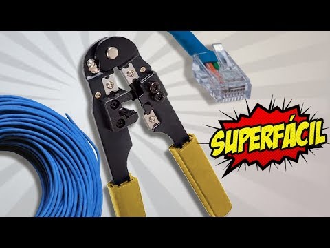 CRIMPAR CABO DE REDE COM CONECTOR RJ45 (IGUAL FÁBRICA)
