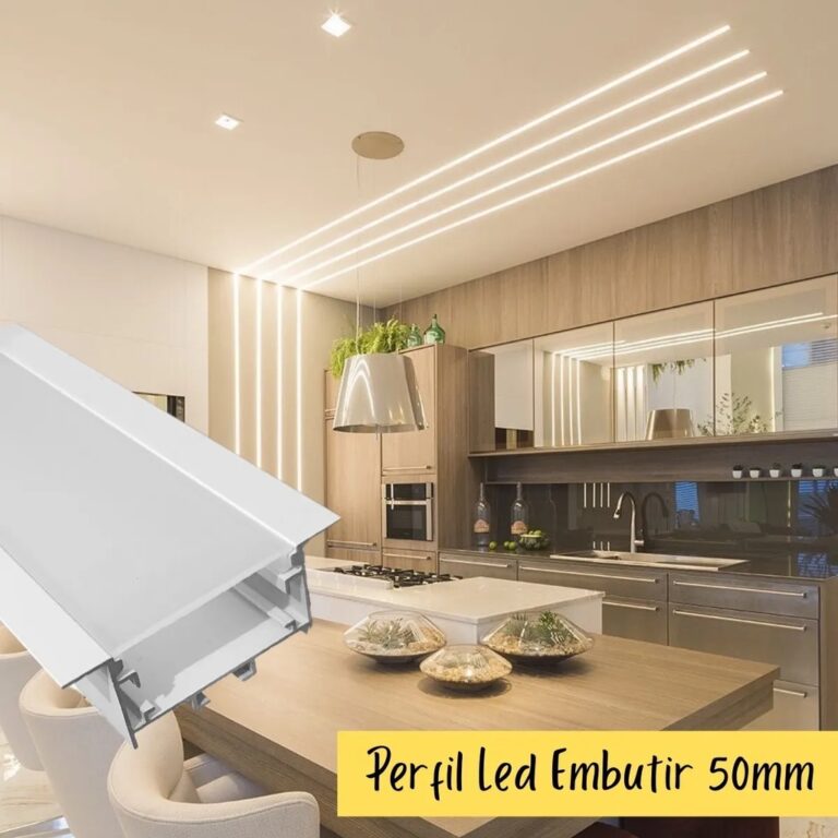 instalação perfil de led