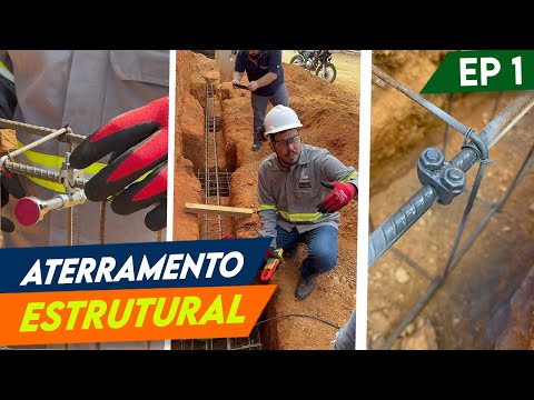 Como FAZER um ATERRAMENTO ESTRUTURAL usando as FERRAGENS