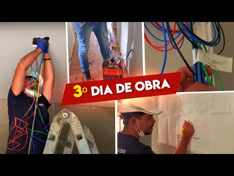 Como passar cabos Elétricos