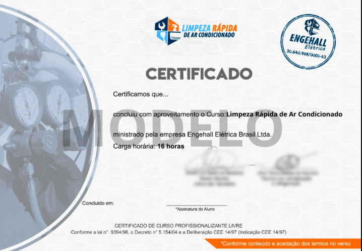 Certificado Engehall