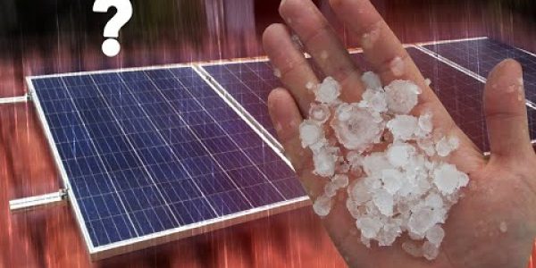 📈 Painel solar SUPORTA chuva de GRANIZO?