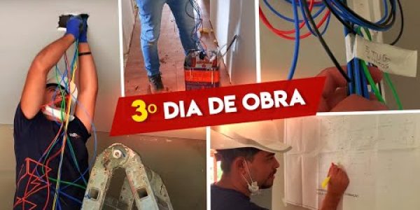 Como passar cabos Elétricos