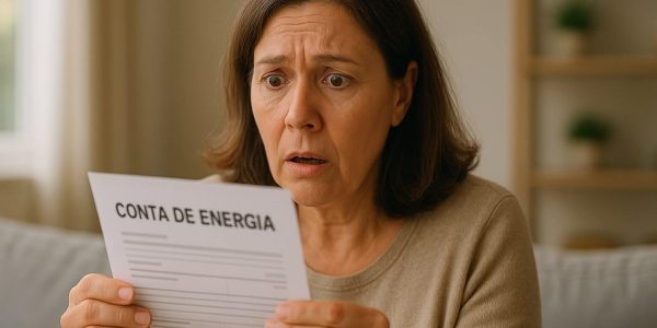 Consumidora segura boleto de conta de luz e se assusta com preço elevado