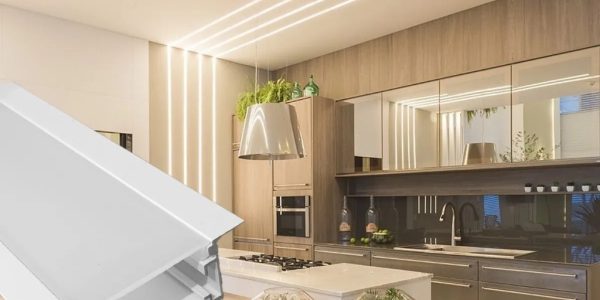 instalação perfil de led